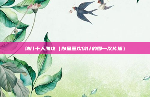 纳什十大助攻（你最喜欢纳什的哪一次传球）