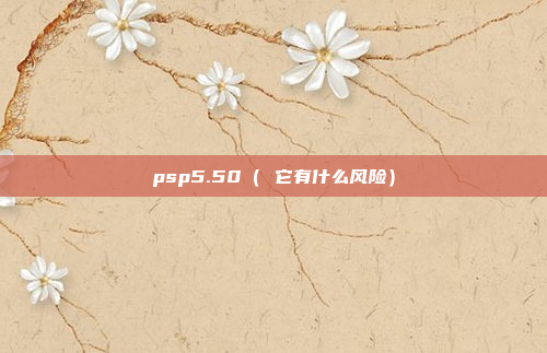 psp5.50( 它有什么风险)