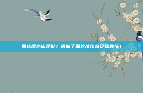 佩特雷斯库是谁？带你了解这位传奇足球教练！