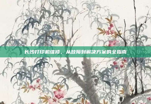 长沙打印机维修，从故障到解决方案的全指南