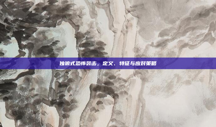 独狼式恐怖袭击，定义、特征与应对策略