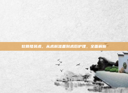 软骨隆鼻术，从术前准备到术后护理，全面解析