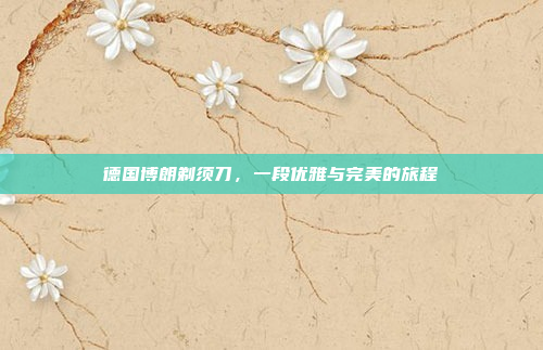 德国博朗剃须刀，一段优雅与完美的旅程