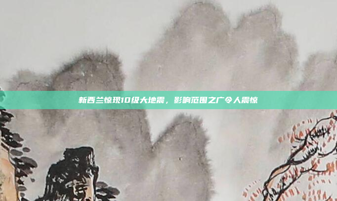 新西兰惊现10级大地震，影响范围之广令人震惊