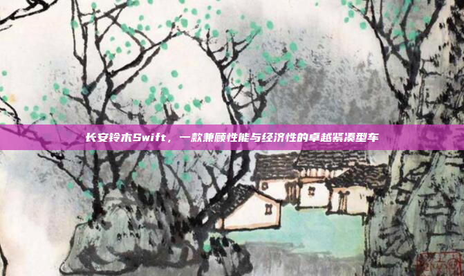 长安铃木Swift，一款兼顾性能与经济性的卓越紧凑型车