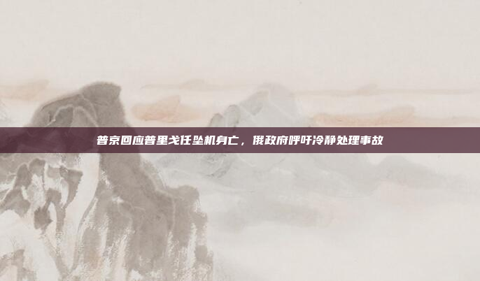 普京回应普里戈任坠机身亡，俄政府呼吁冷静处理事故