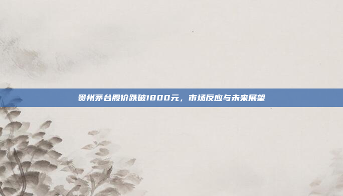 贵州茅台股价跌破1800元，市场反应与未来展望