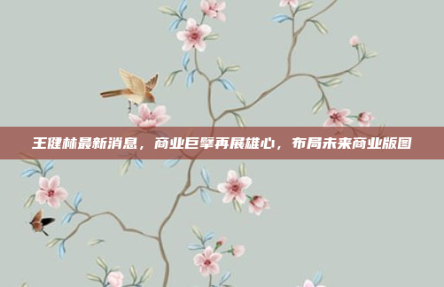 王健林最新消息,商业巨擘再展雄心,布局未来商业版图