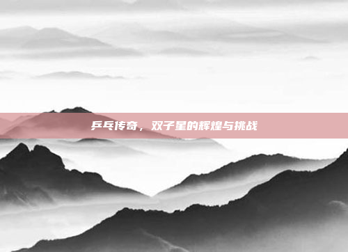 乒乓传奇，双子星的辉煌与挑战