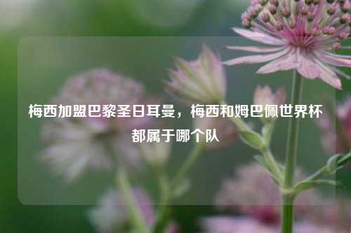 梅西加盟巴黎圣日耳曼，梅西和姆巴佩世界杯都属于哪个队
